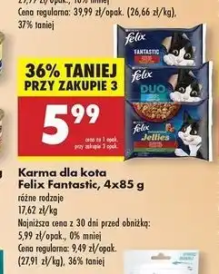 Biedronka Karma dla kota wiejskie smaki w galaretce Purina Felix Sensations Jellies oferta