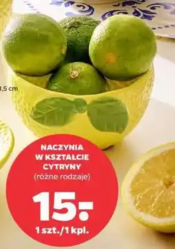 Netto NACZYNIA W KSZTAŁCIE CYTRYNY oferta