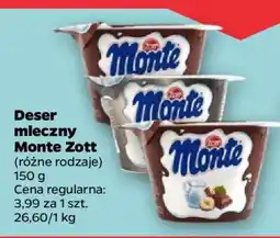 Netto Deser mleczny Monte Zott oferta