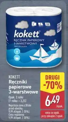 ALDI KOKETT Ręczniki papierowe 3-warstwowe oferta