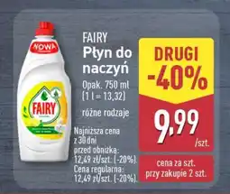 ALDI FAIRY Płyn do naczyń oferta