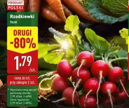 ALDI Rzodkiewki pęczek oferta