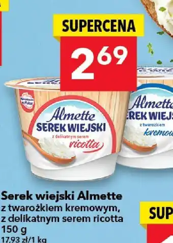 Lewiatan Serek wiejski Almette z twarożkiem kremowym oferta