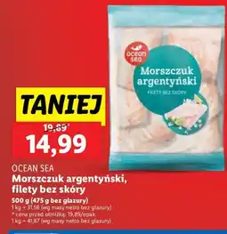 Lidl Morszczuk argentyński filety bez skóry Ocean Sea oferta
