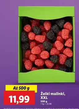 Lidl Żelki malinki XXL Lidl oferta