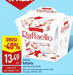 ALDI Praliny Raffaello Ferrero oferta