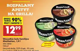 Biedronka Lody familijne 1,4 l Manhattan oferta