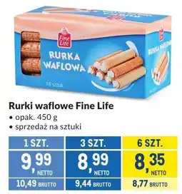 Makro Rurki waflowe Fine Life oferta
