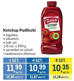 Makro Ketchup Pudliszki łagodny oferta