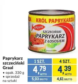 Makro Paprykarz szczeciński z łososiem Graal oferta