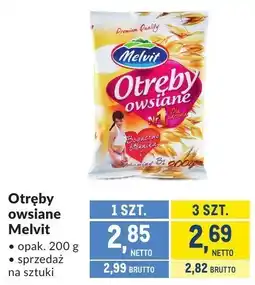 Makro Otręby owsiane Melvit oferta