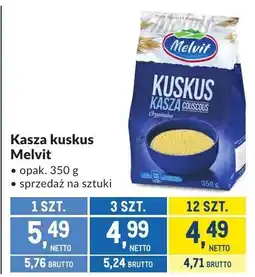 Makro Kasza kuskus Melvit oferta
