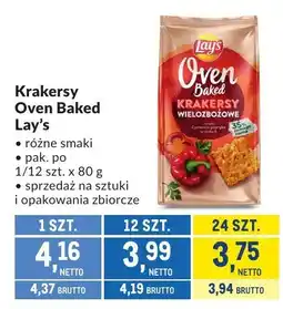 Makro Krakersy Oven Baked Lay's oferta