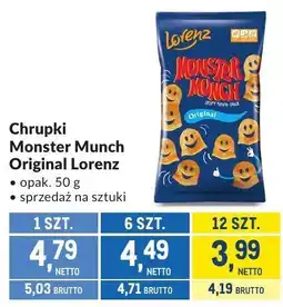 Makro Chrupki Monster Munch Original Lorenz oferta