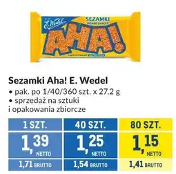 Makro Sezamki Aha! E. Wedel oferta