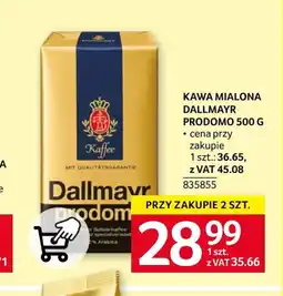 Selgros Kawa mielona Dallmayr oferta