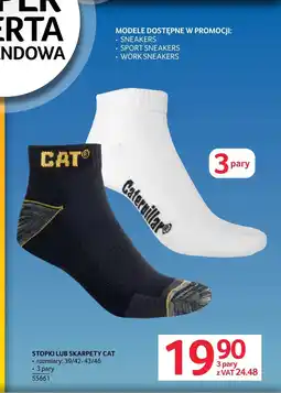 Selgros Stopki lub skarpety cat oferta