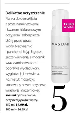 Hebe Pianka oczyszczająca do twarzy Yasumi oferta