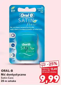 Kaufland Oral-b nić dentystyczna oferta