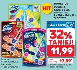 Kaufland Domestos power 5 kostki do wc oferta