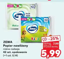 Kaufland Zewa papier nawilżany oferta