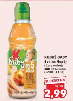 Kaufland Kubuś baby sok lub napój oferta