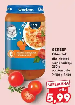 Kaufland Gerber obiadek dla dzieci oferta