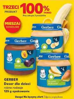 Kaufland Gerber deser dla dzieci oferta