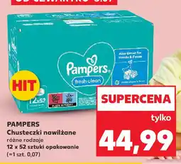 Kaufland Pampers Chusteczki nawilżane oferta