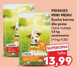 Kaufland Friskies mini menu sucha karma dla psów oferta