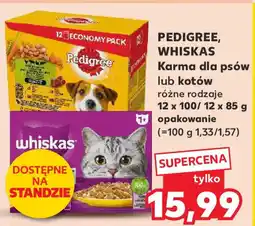 Kaufland Pedigree, whiskas karma dla psów lub kotów oferta