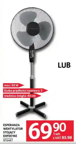 Selgros Esperanza wentylator stojący ehf001ke oferta