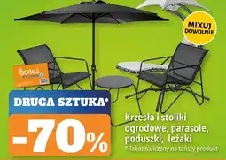 E.Leclerc Krzesła i stoliki ogrodowa, parasole, poduszki, leżaki oferta