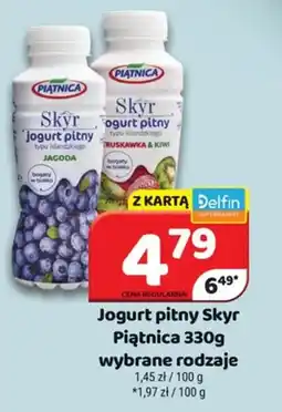 Delfin Jogurt pitny Skyr Piątnica oferta