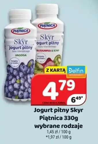 Delfin Jogurt pitny Skyr Piątnica oferta