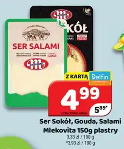 Delfin Ser Sokół, Gouda, Salami Mlekovita plastry oferta
