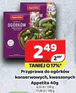 Delfin Przyprawa do ogórków konserwowych, kwaszonych Appetita oferta