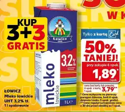 Kaufland Mleko łowickie UHT 3,2% tł. Łowicz oferta