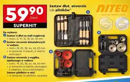 Biedronka Zestaw dłut, otwornic lub pilników oferta