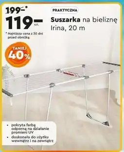 Biedronka Suszarka na bieliznę Irina, 20 m oferta