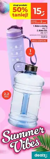 Dealz Bidon z miarką / bidon XXL oferta