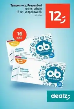 Dealz Tampony o.b. Procomfort oferta
