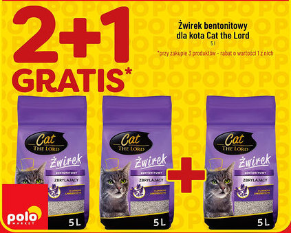 Polomarket Żwirek bentonitowy dla kota Cat the Lord oferta