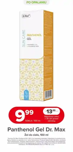 Drogeria Dr.Max Panthenol Gel Dr. Max Żel do ciała oferta