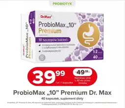Drogeria Dr.Max ProbioMax „,10" Premium Dr. Max suplement diety oferta