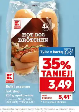Kaufland BuŁki pszenne hot dog oferta