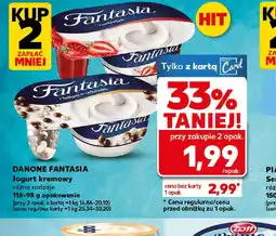 Kaufland Jogurt kremowy Danone Fantasia oferta