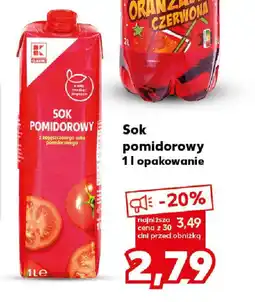 Kaufland Sok pomidorowy oferta