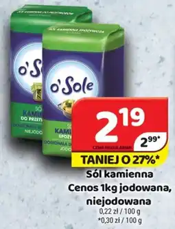 Delfin Sól kamienna Cenos jodowana, niejodowana oferta