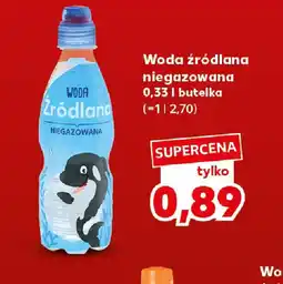 Kaufland Woda źródlana niegazowana oferta